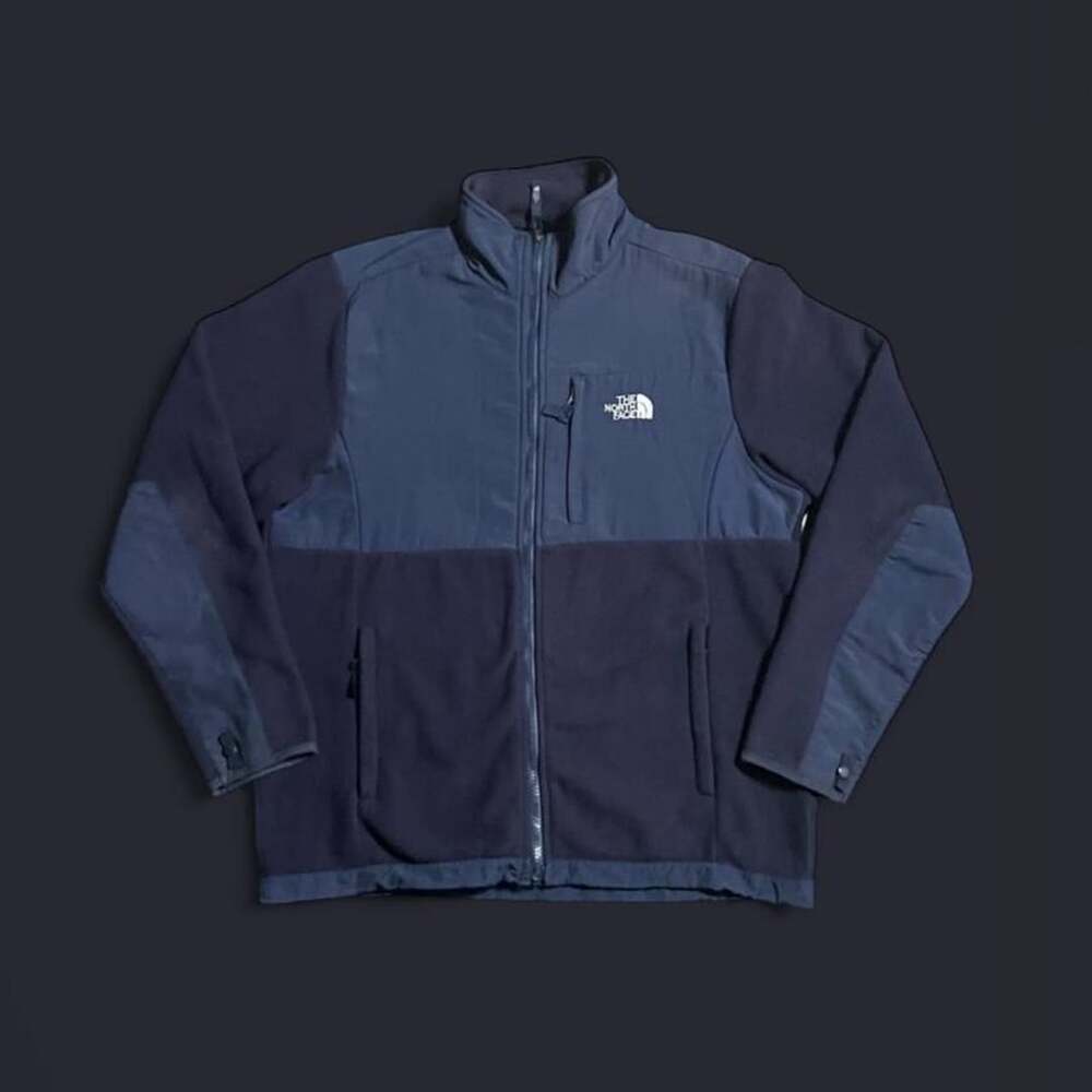 The North Face Fleece Jacket Women’s XL Navy Blue Full Zap Denali